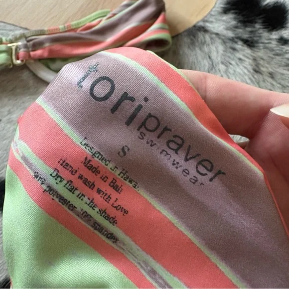 REVOLVE TORI PRAVER‎ Swimwear Kenny Bikini in Indian Wells Guava Size XS/S - Picture 6 of 9